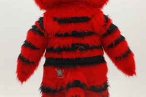 <span class=keywords><strong>Alquiler</strong></span> de Disfraz de Tigre de Peluche Inflable Rojo de Tamaño Real para Adultos Unisex, para Pascua/Halloween - Product Image 6