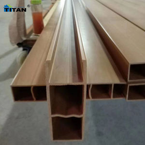 ท่อแบ่งช่อง WPC สำหรับโครงสร้างเพดาน ท่อ WPC <span class=keywords><strong>PVC</strong></span> สำหรับฝ้าเพดาน แผงฝ้าเพดาน WPC ขนาด 30*50 - Product Image 6