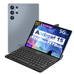 Xuất xứ OEM 12 + 1024GB 512GB IPS với trường hợp bàn phím và bút 10.1 inch Wifi điện thoại kinh doanh Tab tablette tabletta máy tính bảng Android PC - Product Image 1