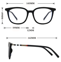 Anti Blue TR90 Cat Eye Luxury Gafas Marcos Hombres Mujeres Trending Styles UV400 Óptico Moda Gafas de computadora