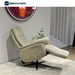 Ghế sofa thư giãn xoay điện hiện đại, chất liệu vải, xoay 360 độ, không trọng lực, bán buôn từ nhà máy - Product Image 5