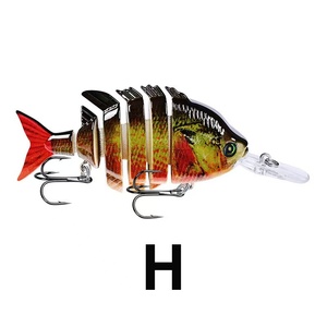 <span class=keywords><strong>Leurre</strong></span> de pêche personnalisé à 6 segments, type bib, pour la pêche au prédateur - Product Image 1