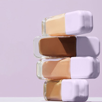 Fond de teint liquide, marque privée, couvrance totale, longue tenue, logo personnalisé, résistant à l'eau, contrôle du sébum, marque privée