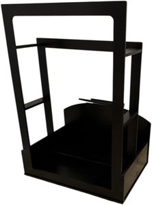 Corano in legno nero e oro e supporto per tappeti da preghiera con calligrafia araba - Product Image 2