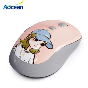 Đa Thiết Bị 6D Dễ Thương Phim Hoạt Hình Chuột Hồng 2.4Ghz Chuột Không Dây Sours Sans Fil Có Thể Sạc Lại Tùy Chỉnh Chuột Quang - Product Image 5