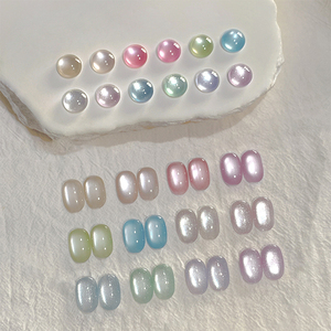 AILANUO - Serie de Esmaltes de Uñas en Gel de Cristal de Hielo de 12 Colores, Esmalte de Uñas en Gel de Ojo de Gato de 15 ml, Suministros para Salón de Belleza - Product Image 1