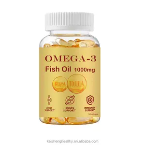 Capsules souples d'huile de poisson OEM 1000mg Omega 3 Capsules souples d'huile de poisson