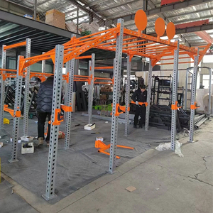 Rack de musculation multifonctionnel en acier, équipement d'entraînement intégré, structure fonctionnelle autoportante, <span class=keywords><strong>appareil</strong></span> d'entraînement Cross Fit - Product Image 6