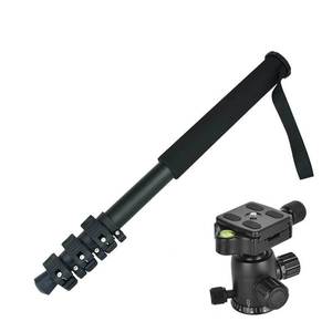 Monopié Profesional para Cámara de Video, Bastón de Fotografía Ajustable con Cabezal de Bola para Cámaras DSLR Canon, Nikon, <span class=keywords><strong>Sony</strong></span> y Videocámaras - Product Image 3