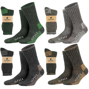 Chaussettes de chasse <span class=keywords><strong>en</strong></span> <span class=keywords><strong>laine</strong></span> d'<span class=keywords><strong>alpaga</strong></span> pour hommes et femmes - Product Image 3