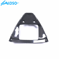AKOSO Kit de carénage de protection de panneau en V de protection de radiateur de moto en fibre de carbone sèche complète pour Yamaha R1 R1M 2015-2024 2021 2022 2023