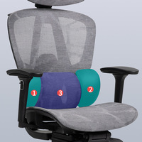 Chaise pivotante ergonomique de style moderne Yazhi en tissu à mailles en acier inoxydable gris Design contemporain