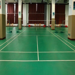 Venta caliente baldosas entrelazadas espuma 24x24 Gerflor taraflex bádminton deportes suelo de lujo vinilo tablón suelo entrelazado - Product Image 4