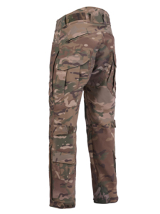 3L Woodland Camo Softshell <span class=keywords><strong>pantaloni</strong></span> tattici con ginocchia Oxford rinforzate 500D, tessuto traspirante antivento per la caccia e l'escursionismo - Product Image 2