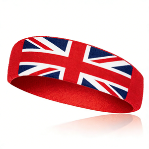 Diadema deportiva transpirable y absorbente de sudor con logotipo personalizado al por mayor para ejercicio - Product Image 2