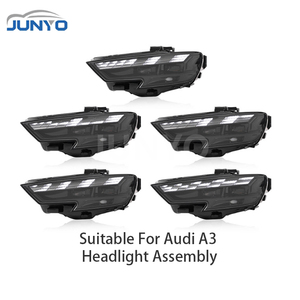 ไฟหน้ารถยนต์ระบบจูนิโอสำหรับ A3 ปี 2017-2020 เลนส์ LED ไฟวิ่งกลางวัน ให้ความสว่างสูง 8000 ลูเมน - Product Image 4