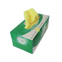 Chiffons intelligents en boîte Chiffon de nettoyage en microfibre non pelucheux sans rayures Serviettes de lavage jetables pour voitures Vitres