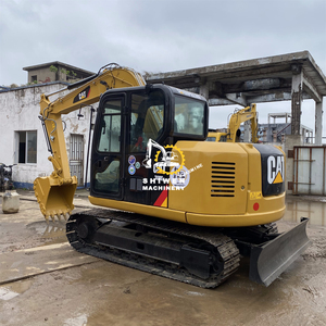 Excavadora retroexcavadora de orugas pequeña Cat308E2 de segunda mano, estándar típico, con motor CatC3.3B DI Turbo de bajo consumo. - Product Image 2