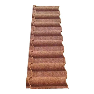 Tuiles de toit en métal terracotta revêtues de pierre de 0,4 mm, style design moderne, tuiles de crémaillère en résine synthétique pour extérieur – Offre Spéciale - Product Image 3