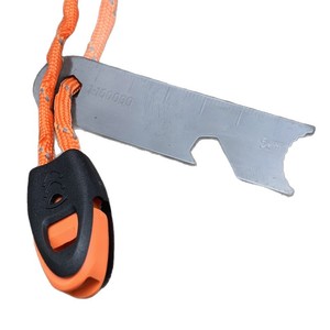 Allume-feu en magnésium 13x150mm, outil de survie en plein air pour le camping, avec poignée en paracorde et grattoir en acier - Product Image 5