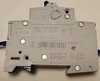 Disjoncteur miniature unipolaire S201-C16 16A avec borne de sécurité, usage industriel, capacité de coupure 10kA pour applications électriques