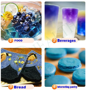 Blu farfalla fiori di pisello bustine di tè 100% naturale e puro da farfalla pisello fiori realizzati con materiale naturale bustina di tè - Product Image 4