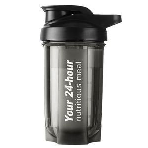 Custom Logo 500ml PP <b>Shaker</b> Water <b>Bottle</b> Drinkware Eco-Friendly Food-grade Safe Gym Sport BPA Free Plastic Promotion - Product Image 1