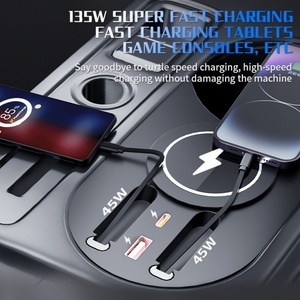 2021-2025 Car Modification Upgrade Car <b>Charger</b> Wireless Charging Wired Fast Charging Docking Station Suitable for Audi A3 - Product Image 1