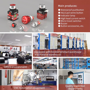 Ce 12 mét không thấm nước IP68 chuyển đổi pin thiết bị đầu cuối màu đỏ đầu tạm thời loại hoạt động <span class=keywords><strong>Push</strong></span> On <span class=keywords><strong>push</strong></span> button chuyển - Product Image 6