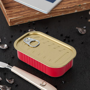 Biểu Tượng Tùy Chỉnh Hình Chữ Nhật Tinplate Kim Loại Lon Sử Dụng Cho Bao Bì Thịt Lợn Chickpeas Tuyết Đậu Hà Lan Các Loại Thực Phẩm Khác Cho Các Gói - Product Image 5