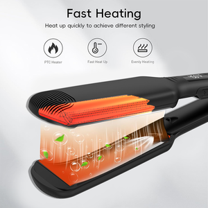 Venta Directa <span class=keywords><strong>de</strong></span> Fábrica, Plancha <span class=keywords><strong>de</strong></span> <span class=keywords><strong>Pelo</strong></span> con Pantalla LCD PTC, Aparatos <span class=keywords><strong>de</strong></span> Belleza y Cuidado Personal - Product Image 4