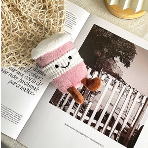 Promoção: Chaveiro de Pelúcia Fofo em Formato de Copo de Chá com Leite de 12cm, Brinquedo de Pelúcia Personalizado, Presente, Algodão PP e Malha para Decoração de Bolsas - Product Image 4