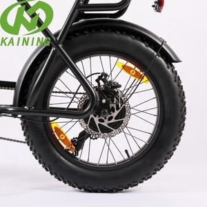 Vélo électrique de montagne KAINING, nouvelle conception <span class=keywords><strong>2022</strong></span>, pour adultes, pneus larges pour la neige et la plage, en alliage d'aluminium - Product Image 4