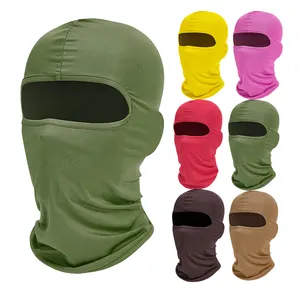 Balaclava หน้ากากแบบเต็มใบหน้าสำหรับเล่นสกี,หน้ากากพิมพ์โลโก้แบบกำหนดเองได้คุณภาพสูง