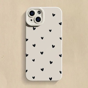 <span class=keywords><strong>Funda</strong></span> de teléfono TPU de <span class=keywords><strong>silicona</strong></span> con corazón de amor negro para <span class=keywords><strong>iPhone</strong></span> 11 12 13 14 15 16 Pro Max X XR XS Max 7 8 Plus <span class=keywords><strong>SE</strong></span> <span class=keywords><strong>2020</strong></span> 2022 - Product Image 2