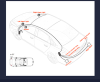 Sensor de punto ciego lateral para coche, espejo lateral inalámbrico, advertencia de proximidad trasera delantera, sensores de punto ciego para coche