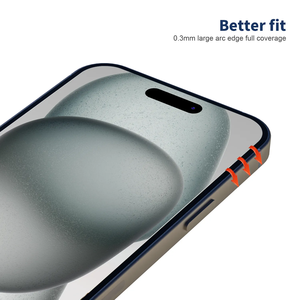 Pellicola protettiva per schermo in vetro temperato antiriflesso per <span class=keywords><strong>iPhone</strong></span> 15 <span class=keywords><strong>14</strong></span> 13 <span class=keywords><strong>Pro</strong></span> Max 9H Anti-Shock antistatico accessorio per cellulare - Product Image 4