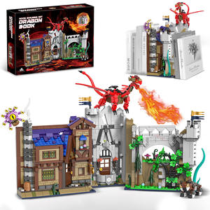 NUEVO 7158 Dragon and Dungeon, Bloques de Construcción de Plástico ABS, Juguete de Bricolaje, Sujetalibros, Regalo Unisex para Niños - Product Image 1