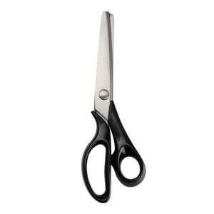 Tailor Scissors Stainless Steel V Shaped Orange Red Handles For Fabric Cutting Versatile Use - Product Image 4