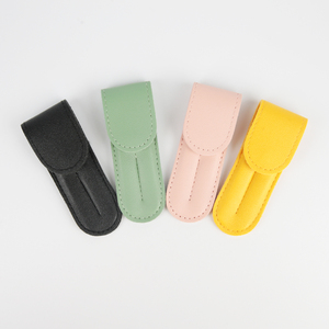 Juego de pinzas para cejas personalizadas para extensión de pestañas profesional, 2 uds., juego de pinzas para cejas de acero inoxidable 2 en 1 de viaje con bolsa de Pu - Product Image 2