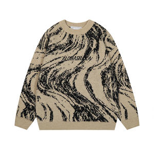 Automne et hiver tricots hommes Jacquard coton pull pull en tricot étoile personnalisée hommes pull hommes pull - Product Image 1