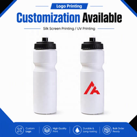 Bouteilles de sport et de cyclisme réutilisables de 750 ml avec logo personnalisé, à presser, changeant de couleur, écologiques, pour vélo, cadeaux