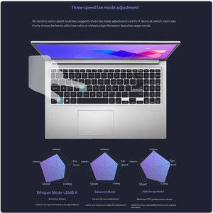 Ordinateur portable Fearless 15 M1502YA7430 R5-7430U 16 Go 512 Go SSD IPS Anglais CN Neuf Graphiques intégrés / Argent / 15,6 <span class=keywords><strong>pouces</strong></span> - Product Image 4