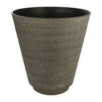 Pot de fleurs décoratif en plastique de style nordique, forme ronde, grand, minimaliste, pour plantes d'intérieur