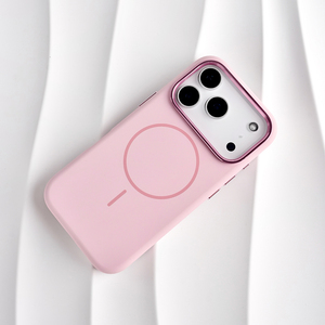 Funda Magnética de Silicona Líquida con Marco Metálico para Lentes, Compatible con iPhone 18 17 16 15 Pro Max, Antigolpes - Product Image 6