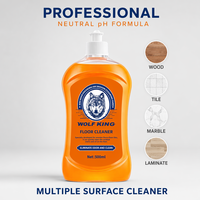 Liquide nettoyant pour sols Wolf King, élimine les taches et les odeurs tenaces, formule sans rinçage