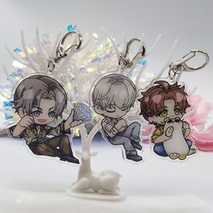 Wholesale Cartoon Acrylic Key Chain Pendant Plastic Key Chains