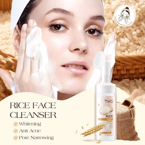 <span class=keywords><strong>Nettoyant</strong></span> moussant pour le <span class=keywords><strong>visage</strong></span> au riz TWG avec tête de brosse 150ml, anti-acné, nettoyage en profondeur, resserrement des <span class=keywords><strong>pores</strong></span>, blanchissant, <span class=keywords><strong>nettoyant</strong></span> facial au riz - Product Image 2