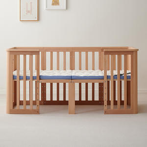 Cama Infantil Multiusos de Madera de Haya con Diseño Moderno y Simple para Decoración del Hogar, Ajustable y Combinable, NUEVO DISEÑO <span class=keywords><strong>2026</strong></span> - Product Image 4