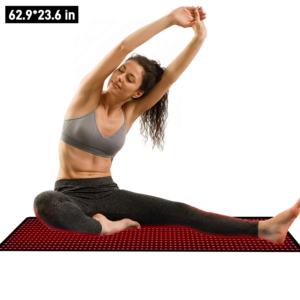 Grande materassino per terapia del corpo intero da 160cm 945 pezzi LED chip 660 850nm luce rossa a infrarossi tenuto in mano sollievo dal dolore per la testa del corpo mani - Product Image 1